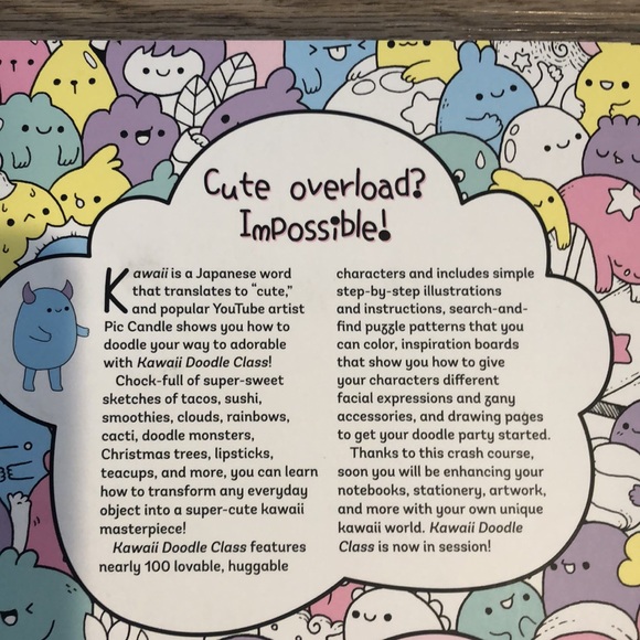 NWOT Kawai Doodle Class Book 144 Page Book - Picture 5 of 12